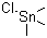 structure of CAS# 1066-45-1, Trimethyltin chloride;Chlorotrimethyltin