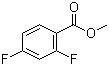 structure of CAS# 106614-28-2, Methyl 2,4-difluorobenzoate