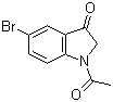 1-Acetyl-5-bromoindolin-3-one molecular structure (CAS 106698-07-1)
