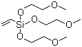 结构式 CAS# 1067-53-4, 乙烯基三(2-甲氧基乙氧基)硅烷