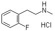 2-Fluoro-N-methylbenzeneethanamine hydrochloride (1:1) molecular structure (CAS 1067237-58-4)