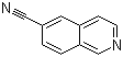 structure of CAS# 106778-42-1, 6-Cyanoisoquinoline