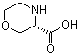 (S)-3-Morpholinecarboxylic acid molecular structure (CAS 106825-79-0)