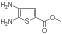 结构式 CAS# 106850-18-4, 4,5-二氨基噻吩-2-羧酸甲酯