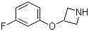 structure of CAS# 106860-03-1, 3-(3-Fluorophenoxy)azetidine