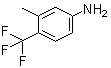 3-Methyl-4-trifluoromethylaniline molecular structure (CAS 106877-31-0)