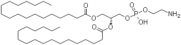 1,2-二硬酯酰-sn-甘油-3-磷酰乙醇胺分子结构 (CAS 1069-79-0)
