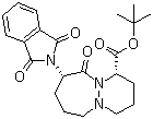structure of CAS# 106927-97-3, (1S,9S)-9-(1,3-Dihydro-1,3-dioxo-2H-isoindol-2-yl)octahydro-10-oxo-6H-pyridazino[1,2-a][1,2]diazepine-1-carboxylic acid tert-butyl ester