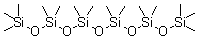 十四甲基六硅氧烷分子结构 (CAS 107-52-8)