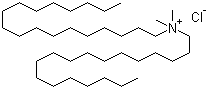 双十八烷基二甲基氯化铵分子结构 (CAS 107-64-2)