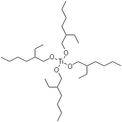 structure of CAS# 1070-10-6, Titanium ethylhexoxide;Titanium (IV) 2-ethylhexoxide; Titanium tetrakis(2-ethylhexanolate)