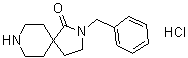 结构式 CAS# 1070166-08-3, 2-苄基-2,8-二氮杂螺[4.5]癸烷-1-酮盐酸盐