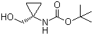 结构式 CAS# 107017-73-2, 1-(叔丁氧羰基氨基)环丙基甲醇