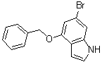 6-Bromo-4-(phenylmethoxy)-1H-indole molecular structure (CAS 1070503-92-2)