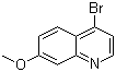 4-Bromo-7-methoxyquinoline molecular structure (CAS 1070879-27-4)