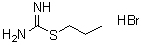 Carbamimidothioic acid propyl ester monohydrobromide molecular structure (CAS 1071-75-6)