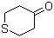 structure of CAS# 1072-72-6, Tetrahydrothiopyran-4-one ;Tetrahydro-4H-thiopyran-4-one; 4-Thiacyclohexanone