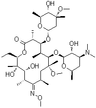 6-O-Methylerythromycin 9-(O-methyloxime) molecular structure (CAS 107216-09-1)