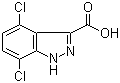 4,7-Dichloro-1H-indazole-3-carboxylic acid molecular structure (CAS 1072429-95-8)