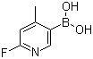 2-Fluoro-4-methylpyridine-5-boronic acid molecular structure (CAS 1072944-18-3)