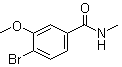 structure of CAS# 1072944-34-3, 4-Bromo-3-methoxy-N-methylbenzamide