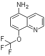 结构式 CAS# 1072944-53-6, 8-(三氟甲氧基)-5-喹啉胺