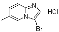 3-Bromo-6-methylimidazo[1,2-a]pyridine hydrochloride (1:1) molecular structure (CAS 1072944-60-5)