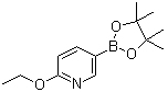 结构式 CAS# 1072945-01-7, 6-乙氧基吡啶-3-硼酸频哪醇酯