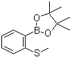 结构式 CAS# 1072945-09-5, 2-甲硫基苯硼酸频哪醇酯