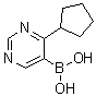 structure of CAS# 1072945-80-2, (4-Cyclopentyl-5-pyrimidinyl)boronic acid