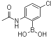structure of CAS# 1072945-85-7, [2-(Acetylamino)-5-chlorophenyl]boronic acid