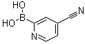 4-Cyanopyridin-2-ylboronic acid molecular structure (CAS 1072946-01-0)