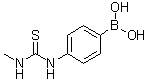 [4-[[(Methylamino)thioxomethyl]amino]phenyl]boronic acid molecular structure (CAS 1072946-18-9)