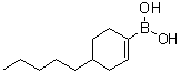 (4-Pentyl-1-cyclohexen-1-yl)boronic acid molecular structure (CAS 1072946-31-6)