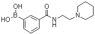 [3-[[[2-(1-Piperidinyl)ethyl]amino]carbonyl]phenyl]boronic acid molecular structure (CAS 1072946-54-3)