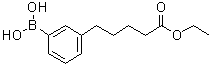结构式 CAS# 1072946-57-6, 3-硼酸基苯戊酸乙酯