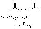 (3,5-Diformyl-2-propoxyphenyl)boronic acid molecular structure (CAS 1072951-92-8)