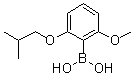 结构式 CAS# 1072951-97-3, 2-异丁氧基-6-甲氧基苯硼酸