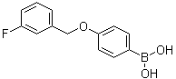 [4-[(3-Fluorophenyl)methoxy]phenyl]boronic acid molecular structure (CAS 1072951-98-4)