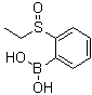 structure of CAS# 1072952-11-4, [2-(Ethylsulfinyl)phenyl]boronic acid