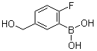 structure of CAS# 1072952-25-0, [2-Fluoro-5-(hydroxymethyl)phenyl]boronic acid