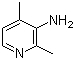 2,4-二甲基-3-氨基吡啶分子结构 (CAS 1073-21-8)