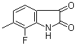 structure of CAS# 1073262-83-5, 7-Fluoro-6-methyl-1H-indole-2,3-dione
