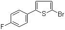 2-Bromo-5-(4-fluorophenyl)thiophene molecular structure (CAS 1073313-97-9)