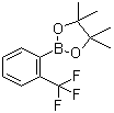 2-Trifluoromethylphenylboronic acid pinacol ester molecular structure (CAS 1073339-21-5)