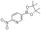 结构式 CAS# 1073371-93-3, 2-硝基吡啶-5-硼酸频哪醇酯