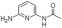 结构式 CAS# 1075-62-3, N-乙酰基-1,6-二氨基吡啶; N-(6-氨基吡啶-2-基)乙酰胺