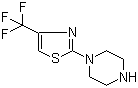 1-(4-Trifluoromethylthiazol-2-yl)piperazine molecular structure (CAS 107507-53-9)