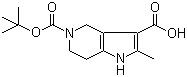 1,4,6,7-Tetrahydro-2-methyl-5H-pyrrolo[3,2-c]pyridine-3,5-dicarboxylic acid 5-tert-butyl ester molecular structure (CAS 1075257-98-5)
