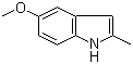 structure of CAS# 1076-74-0, 5-Methoxy-2-methyl-1H-indole